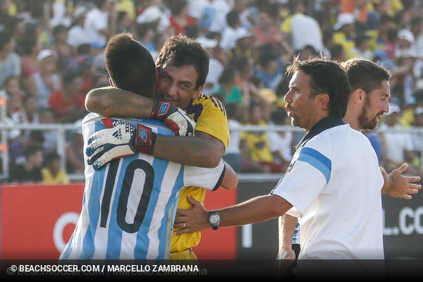Argentina x Peru - Qualificao Mundial Praia 2015 (CONMEBOL) - Fase de Grupos Grupo B