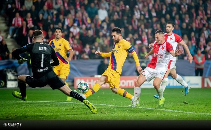 Slavia Praha x Barcelona - Liga dos Campees 2019/2020 - Fase de GruposGrupo F