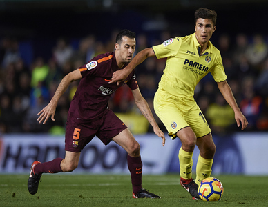 Villarreal x Barcelona - Liga Espanhola 2017/18 - CampeonatoJornada 15