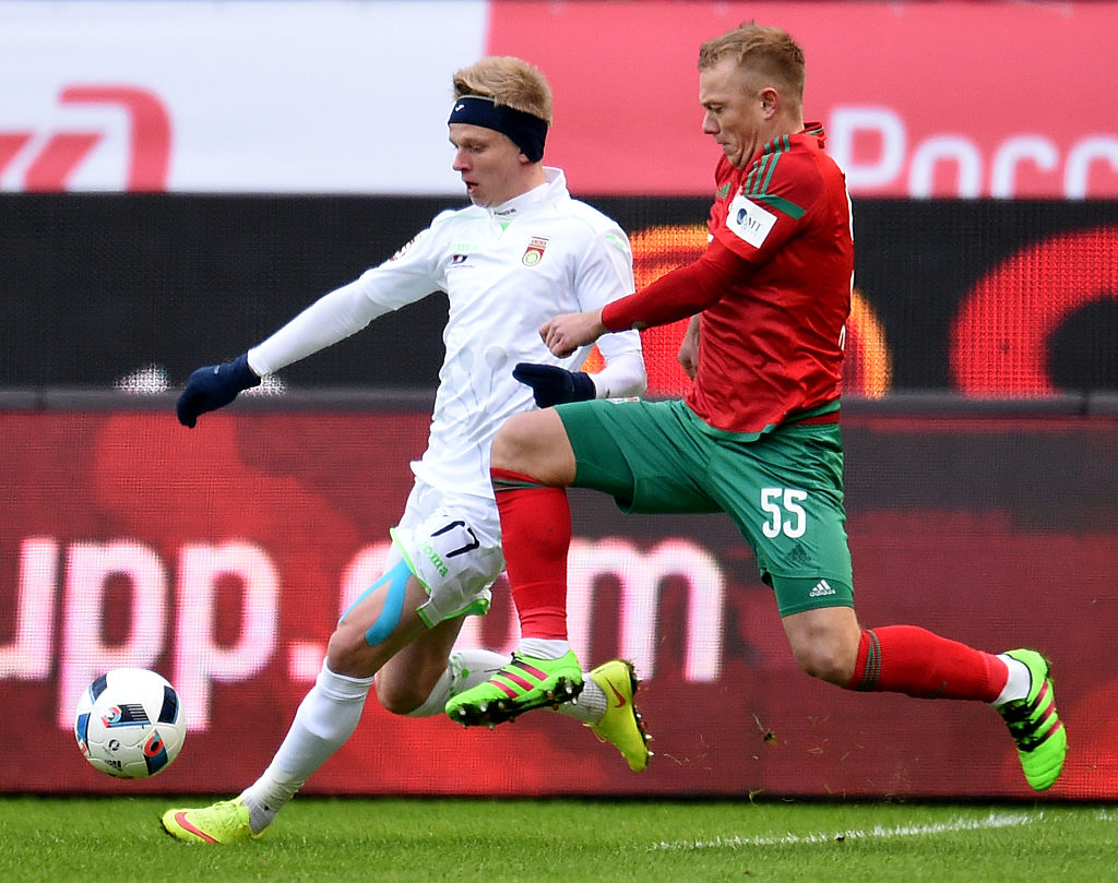 oleksandr zinchenko,jogador,renat yanbayev,ufa,equipa,lokomotiv