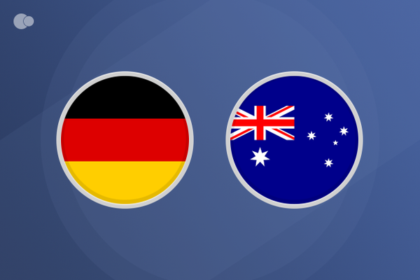 L'Australia  battuto autoritariamente dalla Germania