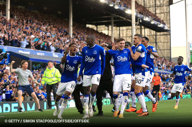 L'Everton ha vinto di misura