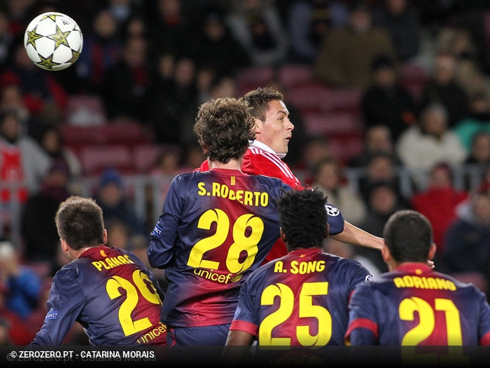 Barcelona v Benfica Champions League 2012/13