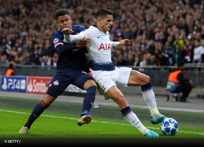 Tottenham x PSV - Liga dos Campees 2018/2019 - Fase de GruposGrupo BJornada 4
